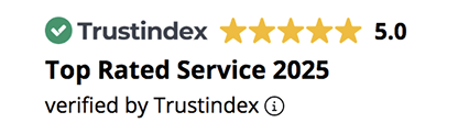 Trustindex 5.0 | Top Rated Service 2025 verified by Trustindex